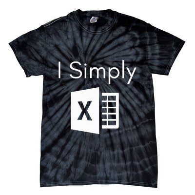 Funny Accountant Spreadsheet I Simply Excel Green Tie-Dye T-Shirt