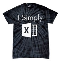 Funny Accountant Spreadsheet I Simply Excel Green Tie-Dye T-Shirt