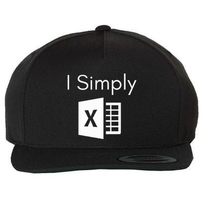 Funny Accountant Spreadsheet I Simply Excel Green Wool Snapback Cap