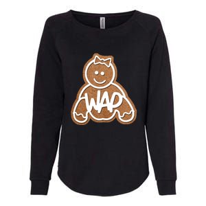 Funny Adult Sex Joke Wap Naughty Gingerbread Christmas Holiday Matching Couple Womens California Wash Sweatshirt