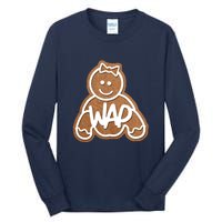 Funny Adult Sex Joke Wap Naughty Gingerbread Christmas Holiday Matching Couple Tall Long Sleeve T-Shirt