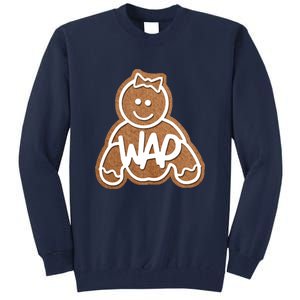 Funny Adult Sex Joke Wap Naughty Gingerbread Christmas Holiday Matching Couple Tall Sweatshirt