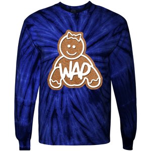 Funny Adult Sex Joke Wap Naughty Gingerbread Christmas Holiday Matching Couple Tie-Dye Long Sleeve Shirt