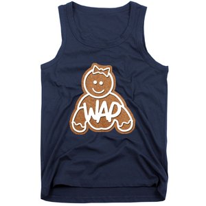 Funny Adult Sex Joke Wap Naughty Gingerbread Christmas Holiday Matching Couple Tank Top