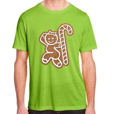 Funny Adult Sex Joke Naughty Gingerbread Christmas Holiday Matching Couple Adult ChromaSoft Performance T-Shirt