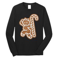 Funny Adult Sex Joke Naughty Gingerbread Christmas Holiday Matching Couple Long Sleeve Shirt