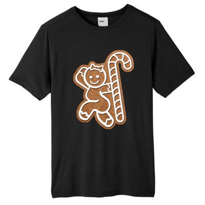 Funny Adult Sex Joke Naughty Gingerbread Christmas Holiday Matching Couple Tall Fusion ChromaSoft Performance T-Shirt