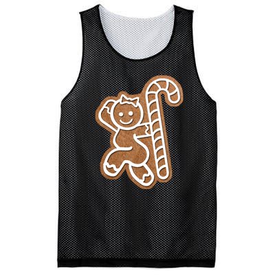 Funny Adult Sex Joke Naughty Gingerbread Christmas Holiday Matching Couple Mesh Reversible Basketball Jersey Tank