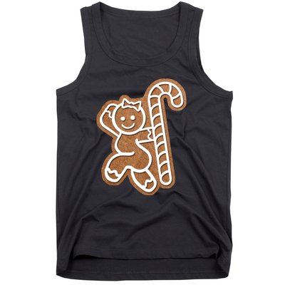 Funny Adult Sex Joke Naughty Gingerbread Christmas Holiday Matching Couple Tank Top