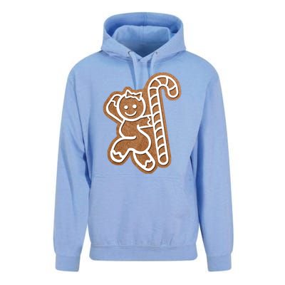 Funny Adult Sex Joke Naughty Gingerbread Christmas Holiday Matching Couple Unisex Surf Hoodie