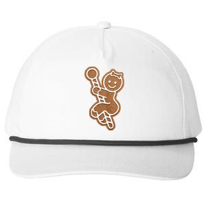 Funny Adult Sex Joke Naughty Gingerbread Christmas Holiday Matching Couple Snapback Five-Panel Rope Hat