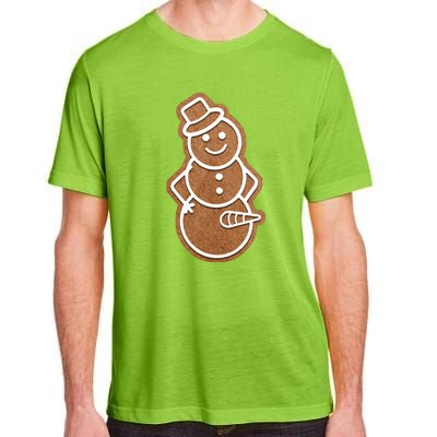 Funny Adult Sex Joke Naughty Gingerbread Dick Christmas Holiday Matching Couple Adult ChromaSoft Performance T-Shirt