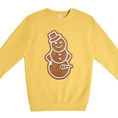 Funny Adult Sex Joke Naughty Gingerbread Dick Christmas Holiday Matching Couple Premium Crewneck Sweatshirt