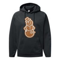 Funny Adult Sex Joke Naughty Gingerbread Dick Christmas Holiday Matching Couple Performance Fleece Hoodie