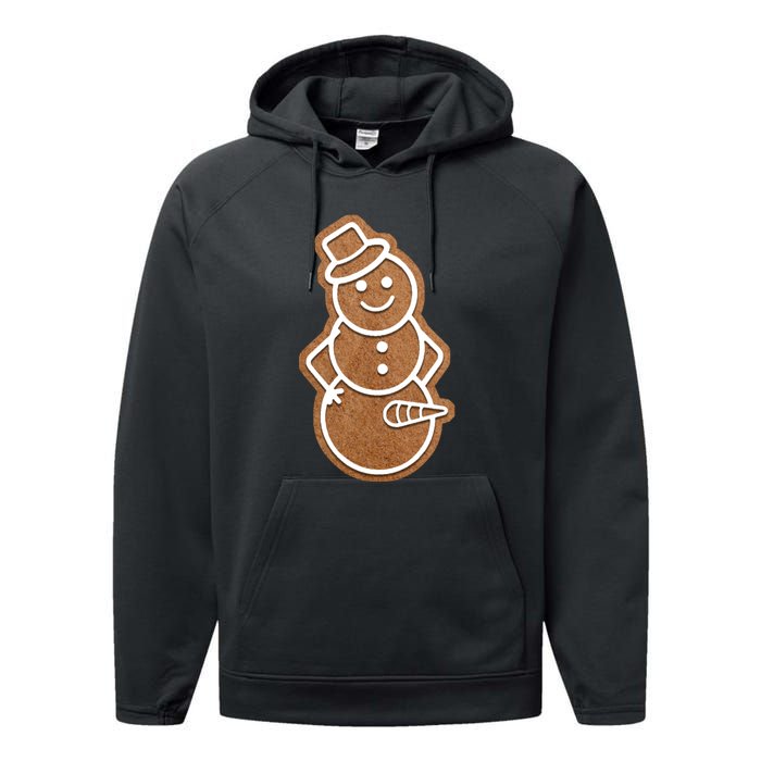 Funny Adult Sex Joke Naughty Gingerbread Dick Christmas Holiday Matching Couple Performance Fleece Hoodie