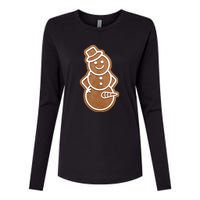 Funny Adult Sex Joke Naughty Gingerbread Dick Christmas Holiday Matching Couple Womens Cotton Relaxed Long Sleeve T-Shirt