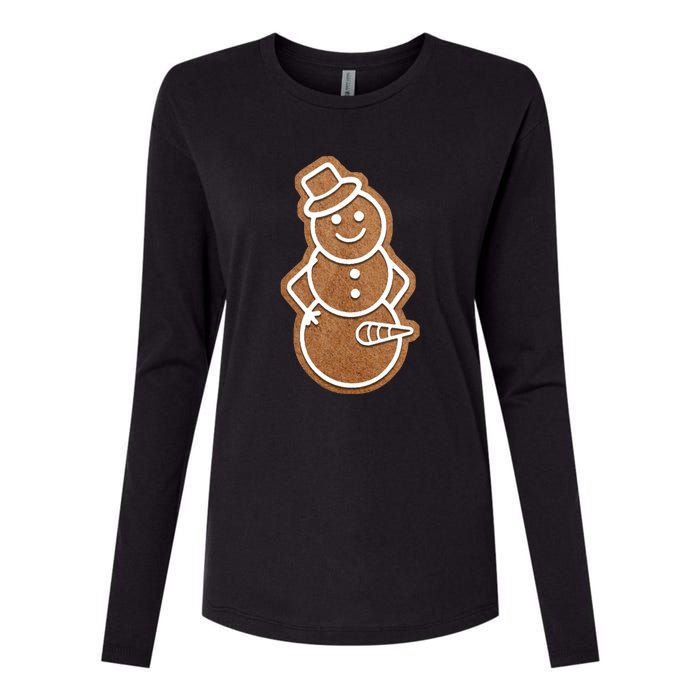 Funny Adult Sex Joke Naughty Gingerbread Dick Christmas Holiday Matching Couple Womens Cotton Relaxed Long Sleeve T-Shirt