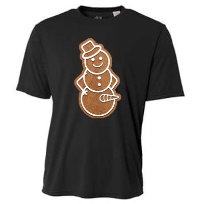 Funny Adult Sex Joke Naughty Gingerbread Dick Christmas Holiday Matching Couple Cooling Performance Crew T-Shirt