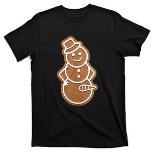 Funny Adult Sex Joke Naughty Gingerbread Dick Christmas Holiday Matching Couple T-Shirt