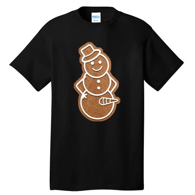 Funny Adult Sex Joke Naughty Gingerbread Dick Christmas Holiday Matching Couple Tall T-Shirt