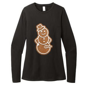 Funny Adult Sex Joke Naughty Gingerbread Dick Christmas Holiday Matching Couple Womens CVC Long Sleeve Shirt