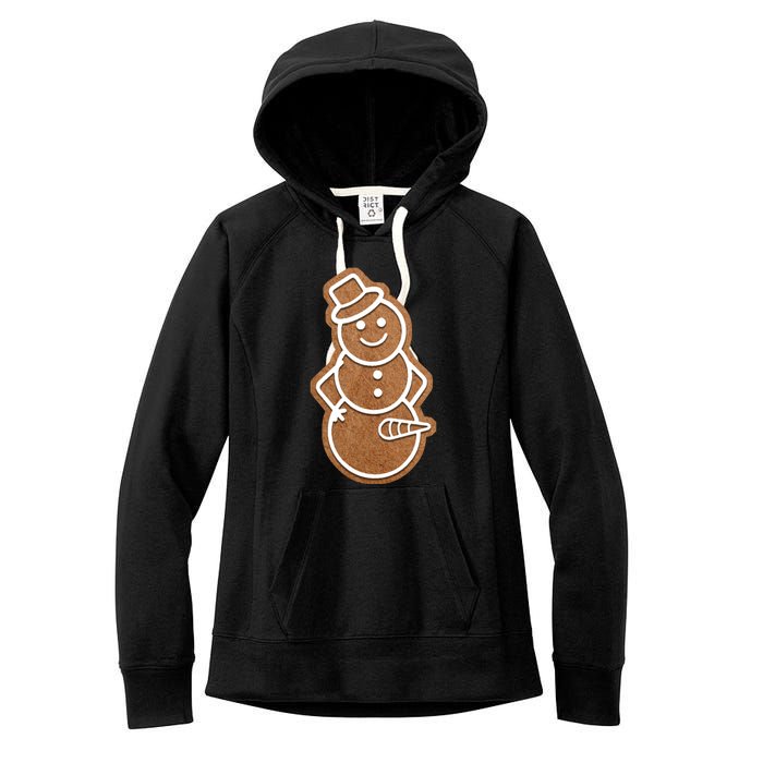 Funny Adult Sex Joke Naughty Gingerbread Dick Christmas Holiday Matching Couple Women's Fleece Hoodie