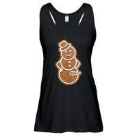 Funny Adult Sex Joke Naughty Gingerbread Dick Christmas Holiday Matching Couple Ladies Essential Flowy Tank