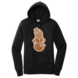 Funny Adult Sex Joke Naughty Gingerbread Dick Christmas Holiday Matching Couple Women's Pullover Hoodie