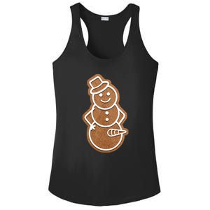 Funny Adult Sex Joke Naughty Gingerbread Dick Christmas Holiday Matching Couple Ladies PosiCharge Competitor Racerback Tank