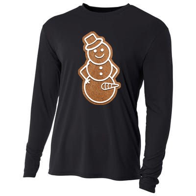 Funny Adult Sex Joke Naughty Gingerbread Dick Christmas Holiday Matching Couple Cooling Performance Long Sleeve Crew