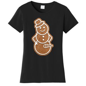 Funny Adult Sex Joke Naughty Gingerbread Dick Christmas Holiday Matching Couple Women's T-Shirt