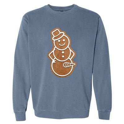 Funny Adult Sex Joke Naughty Gingerbread Dick Christmas Holiday Matching Couple Garment-Dyed Sweatshirt