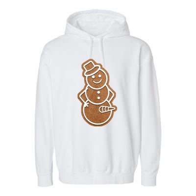 Funny Adult Sex Joke Naughty Gingerbread Dick Christmas Holiday Matching Couple Garment-Dyed Fleece Hoodie