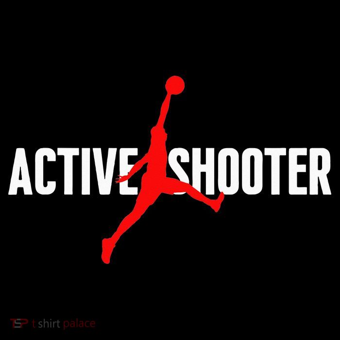 Funny Active Shooter Basketball Lovers sarcasm T-Shirt
