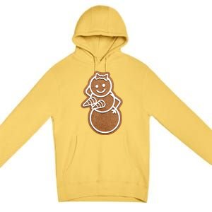 Funny Adult Sex Joke Naughty Gingerbread Boobs Christmas Holiday Matching Couple Premium Pullover Hoodie