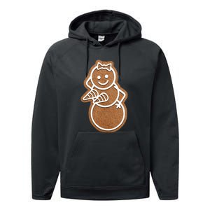 Funny Adult Sex Joke Naughty Gingerbread Boobs Christmas Holiday Matching Couple Performance Fleece Hoodie