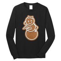 Funny Adult Sex Joke Naughty Gingerbread Boobs Christmas Holiday Matching Couple Long Sleeve Shirt