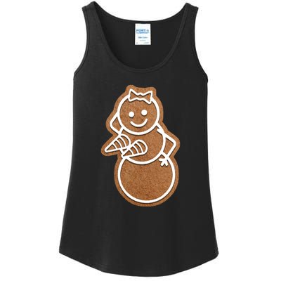 Funny Adult Sex Joke Naughty Gingerbread Boobs Christmas Holiday Matching Couple Ladies Essential Tank