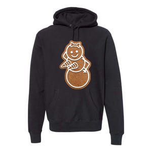 Funny Adult Sex Joke Naughty Gingerbread Boobs Christmas Holiday Matching Couple Premium Hoodie