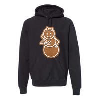 Funny Adult Sex Joke Naughty Gingerbread Boobs Christmas Holiday Matching Couple Premium Hoodie