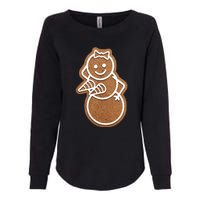 Funny Adult Sex Joke Naughty Gingerbread Boobs Christmas Holiday Matching Couple Womens California Wash Sweatshirt