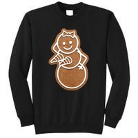 Funny Adult Sex Joke Naughty Gingerbread Boobs Christmas Holiday Matching Couple Tall Sweatshirt