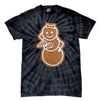 Funny Adult Sex Joke Naughty Gingerbread Boobs Christmas Holiday Matching Couple Tie-Dye T-Shirt