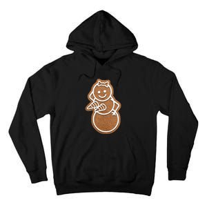 Funny Adult Sex Joke Naughty Gingerbread Boobs Christmas Holiday Matching Couple Tall Hoodie