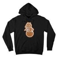 Funny Adult Sex Joke Naughty Gingerbread Boobs Christmas Holiday Matching Couple Tall Hoodie