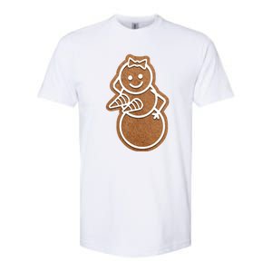 Funny Adult Sex Joke Naughty Gingerbread Boobs Christmas Holiday Matching Couple Softstyle CVC T-Shirt