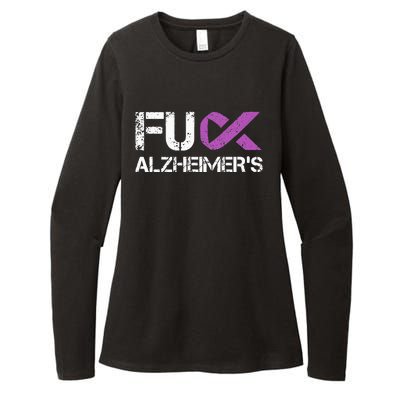 Funny Alzheimer Support Desease Awareness Womens CVC Long Sleeve Shirt