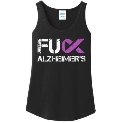 Funny Alzheimer Support Desease Awareness Ladies Essential Tank