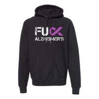 Funny Alzheimer Support Desease Awareness Premium Hoodie