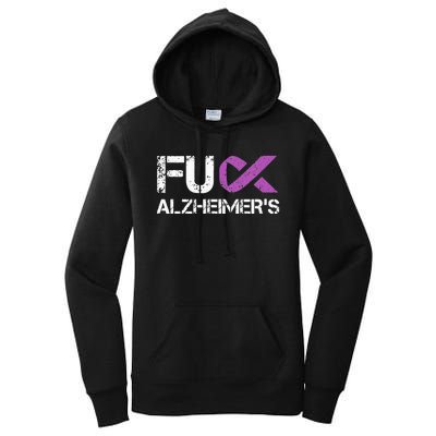 Funny Alzheimer Support Desease Awareness Women's Pullover Hoodie